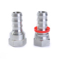 Fit for low pressure hose female jic thread straight connect push on fittings